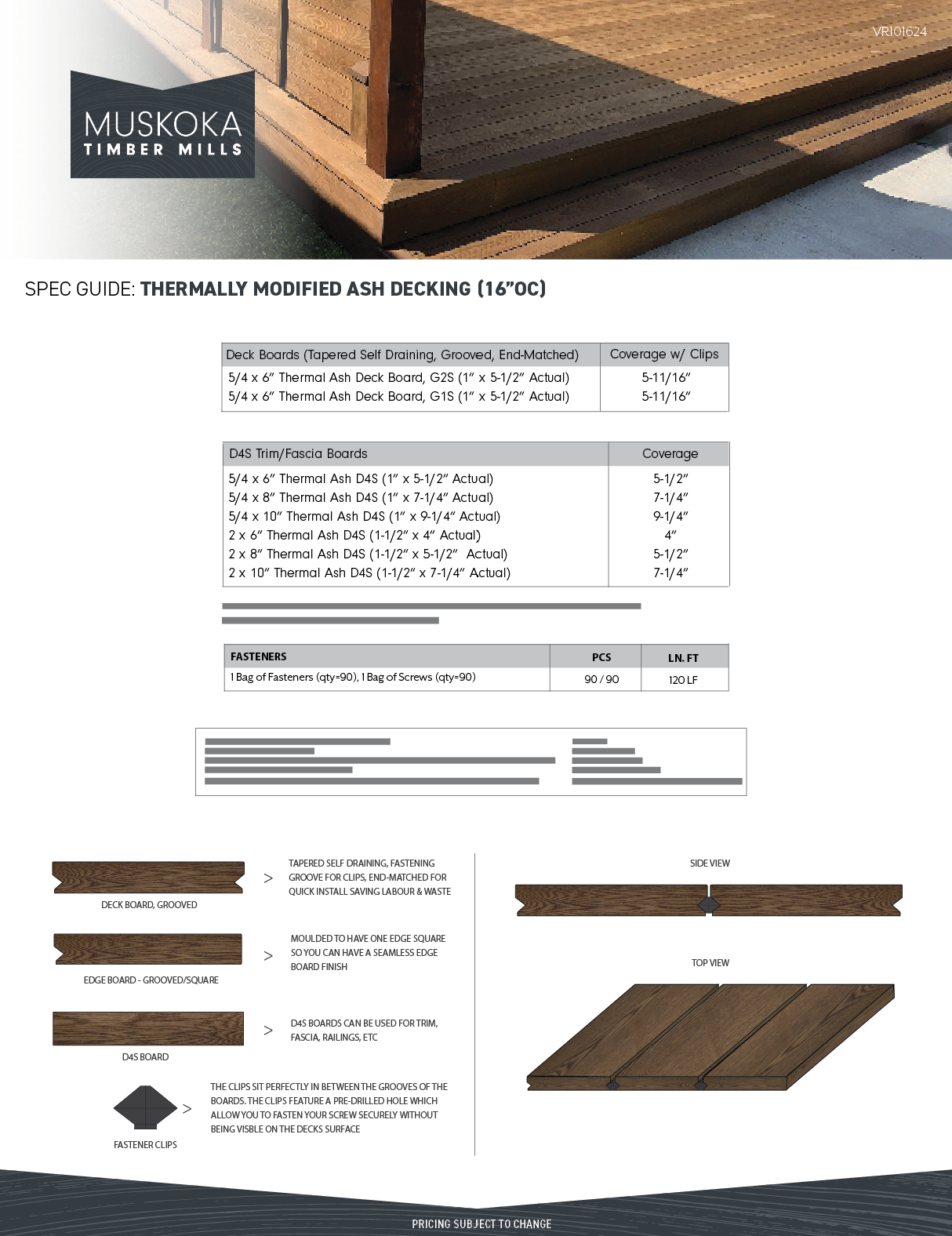 Thermal Ash Decking Spec Guide